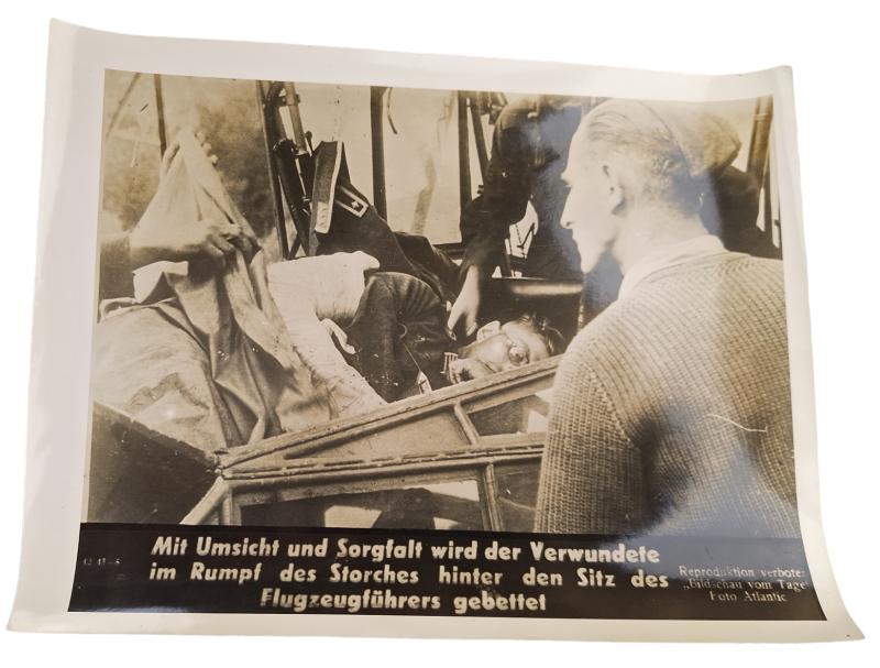 a German WW2 press photo in the size 18x24cm