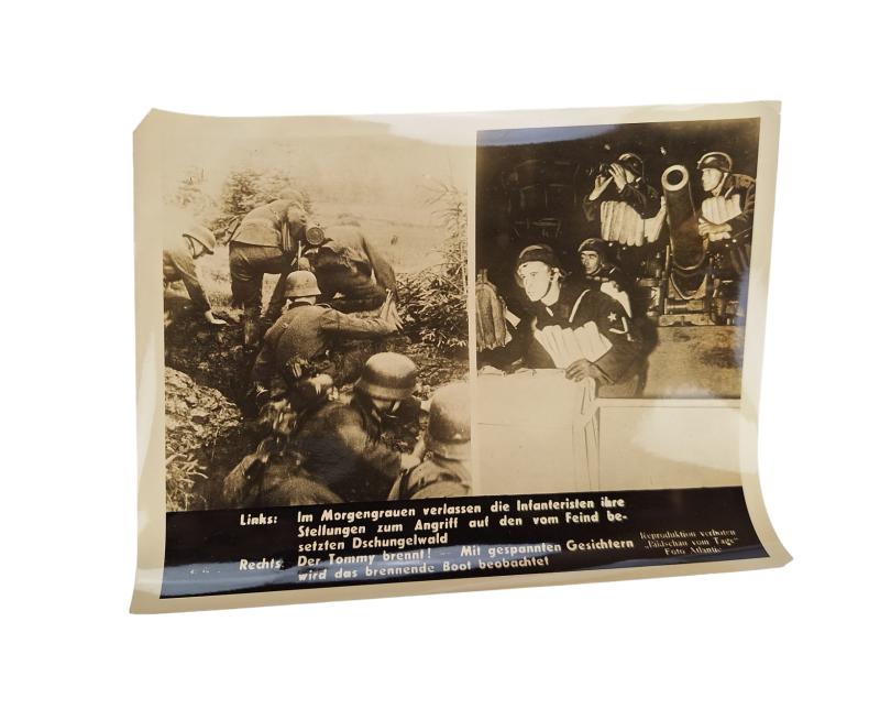 a German WW2 press photo in the size 18x24cm