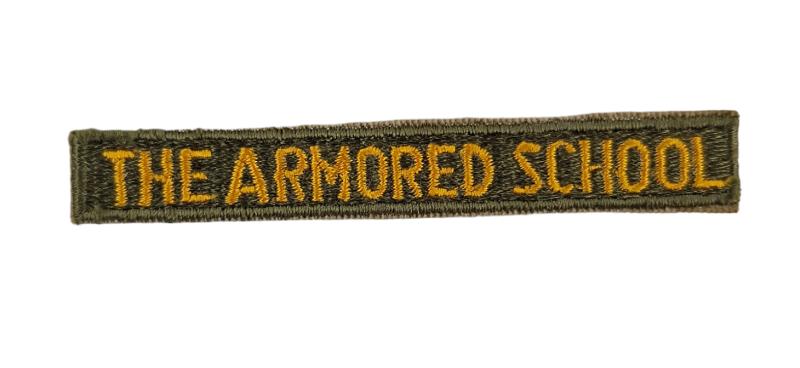 a us ww2the armored school  tab