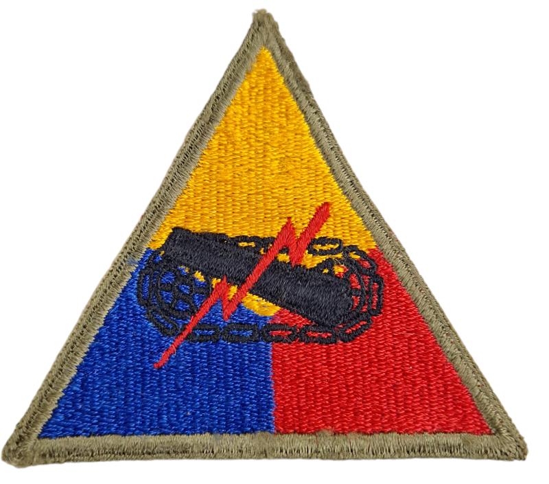 an us Armored Division patch