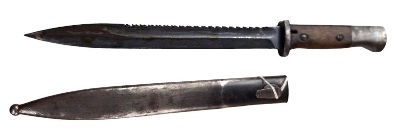 a very rare not matching  k98 saw pioneer bayonet