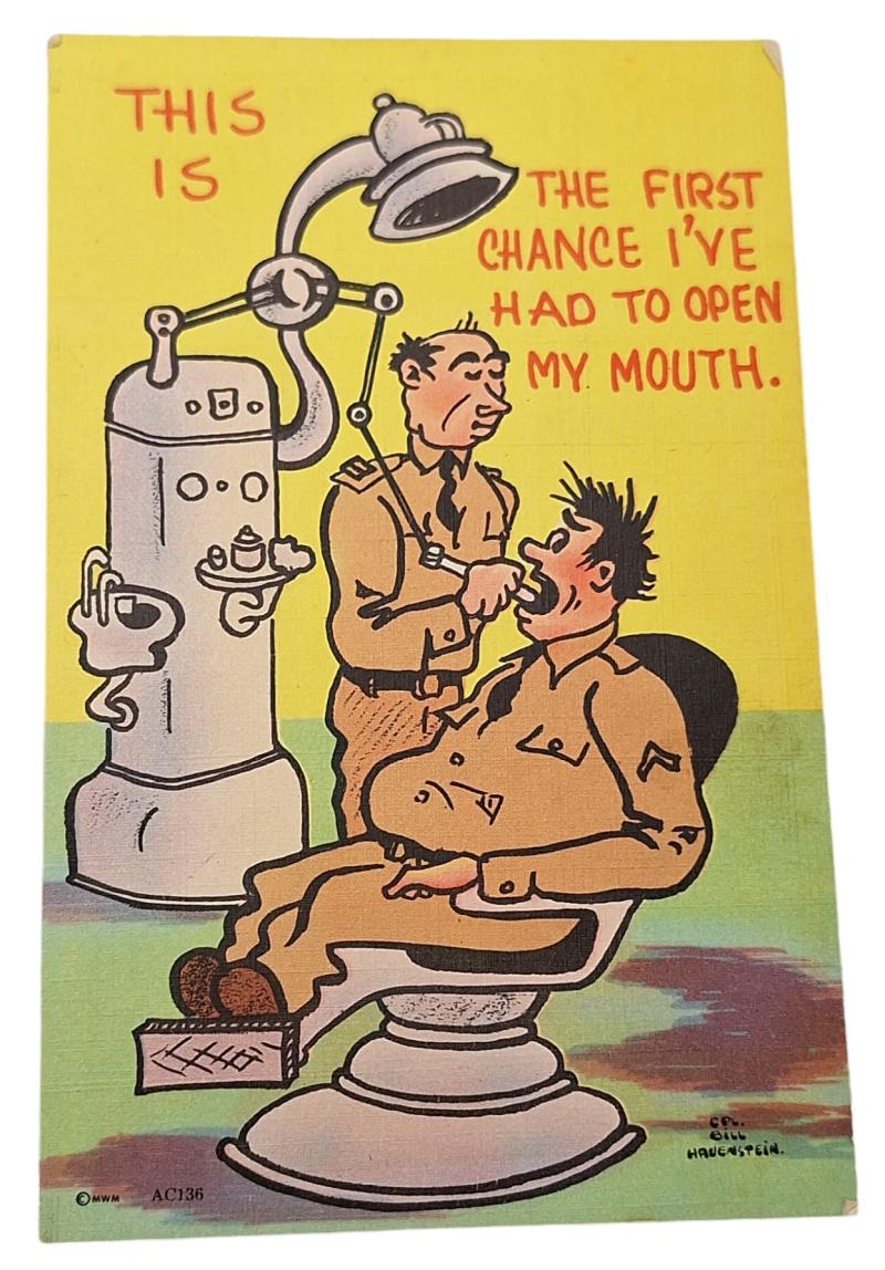 A us  ww2 postcard