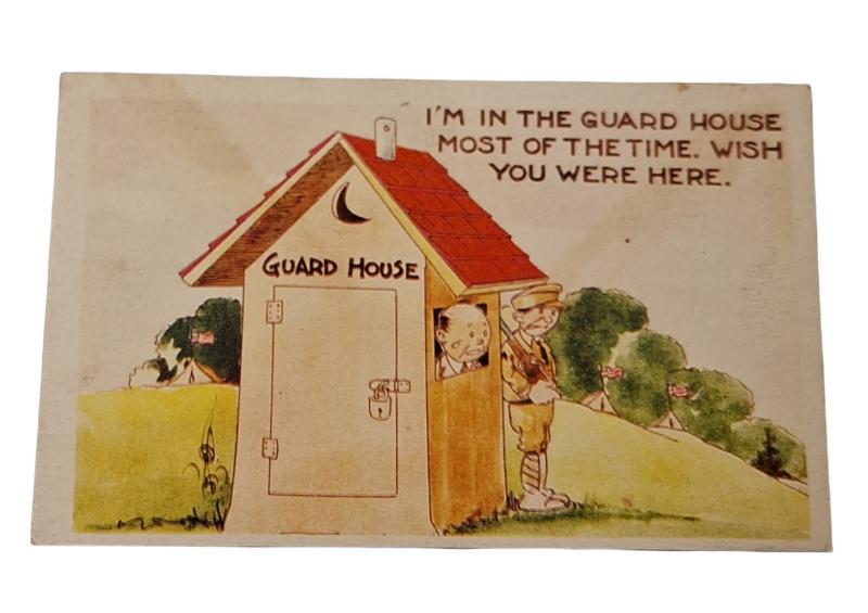 a us  ww2 postcard