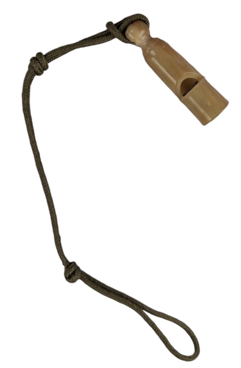 A Wehrmacht   NCO/CO Heer issue signal whistle with lanyard