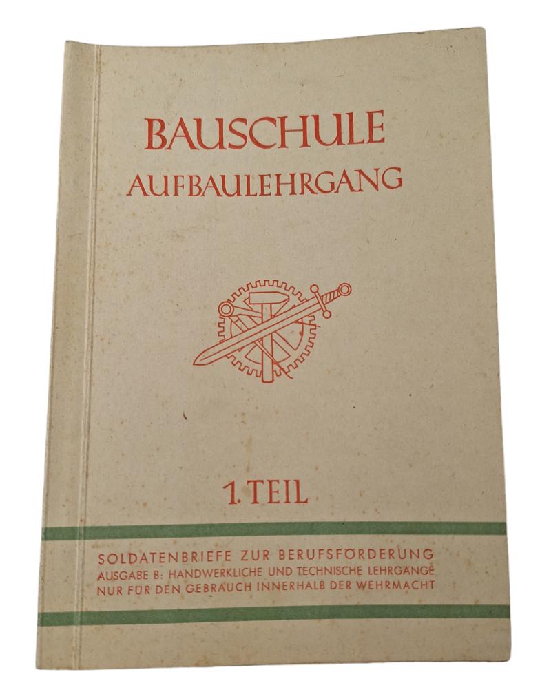 german wehrmacht construction school book