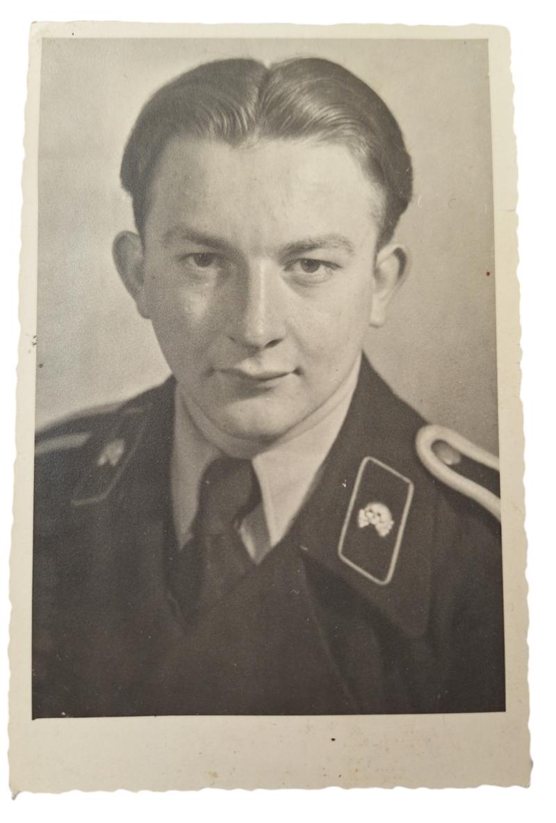 a wehrmacht panzer Portrait Photo postcard