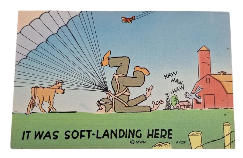 a us ww2 postcard