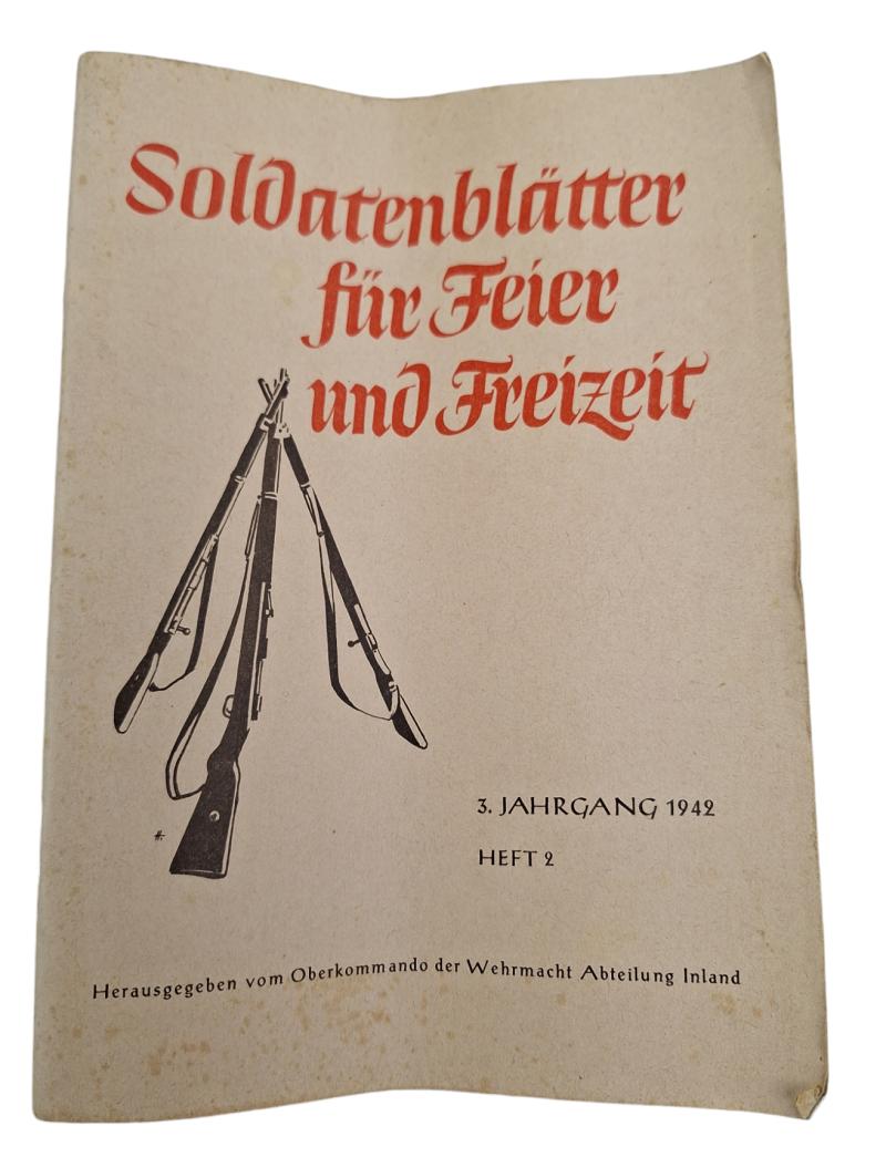 a german ww2  Soldatenblätter für Feier und Freizeit magazine