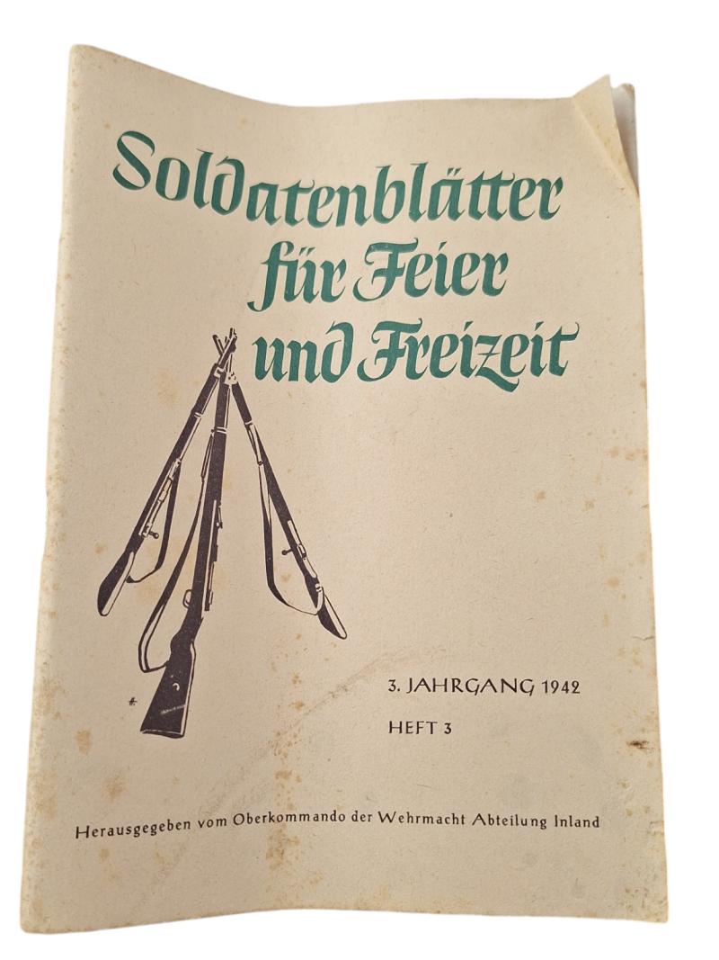 a german ww2  Soldatenblätter für Feier und Freizeit magazine