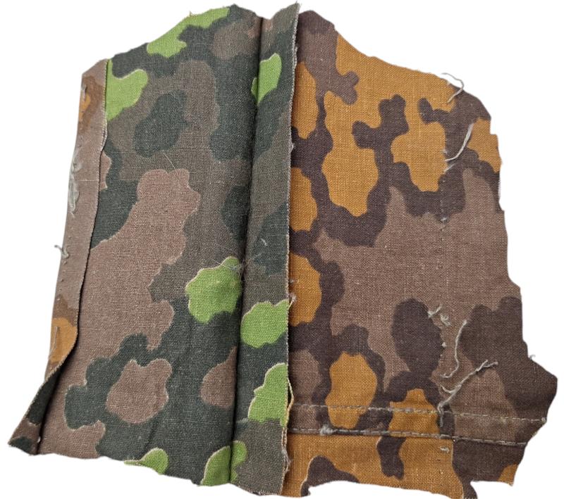 piece off fabric from the waffen ss in oak camo