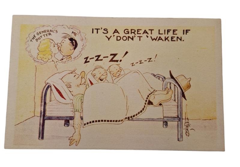 a us ww2 postcard