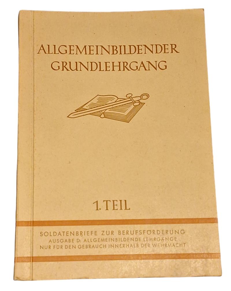 a german GENERAL EDUCATIONAL BASIC COURSE BOOK