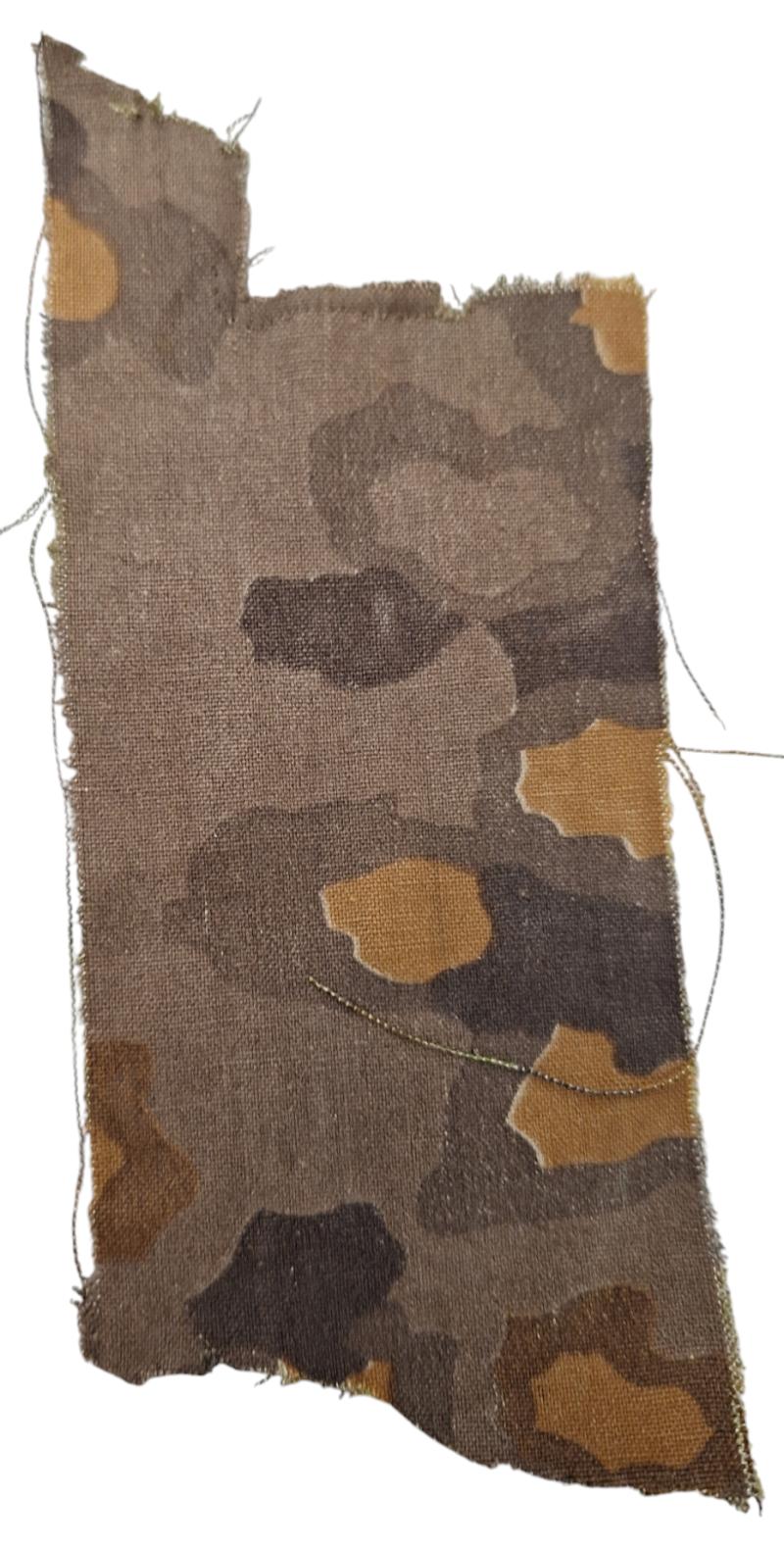 piece off fabric from the waffen ss in oak camo