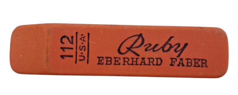 a US WW2 Pencil Eraser marked with Eberhard faber