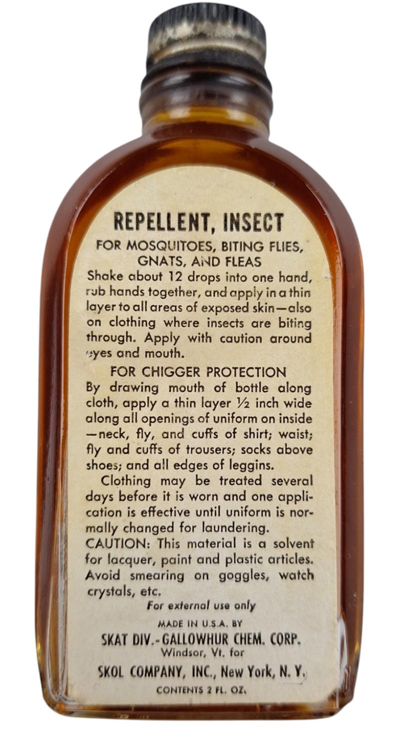 us ww2  bottle off insect repellent