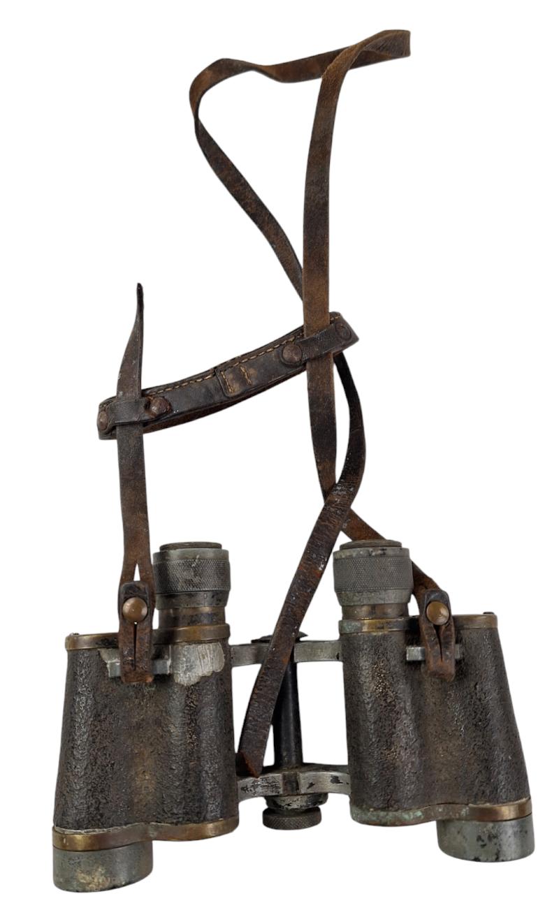 a german ww1 period  8x25 binoculars 