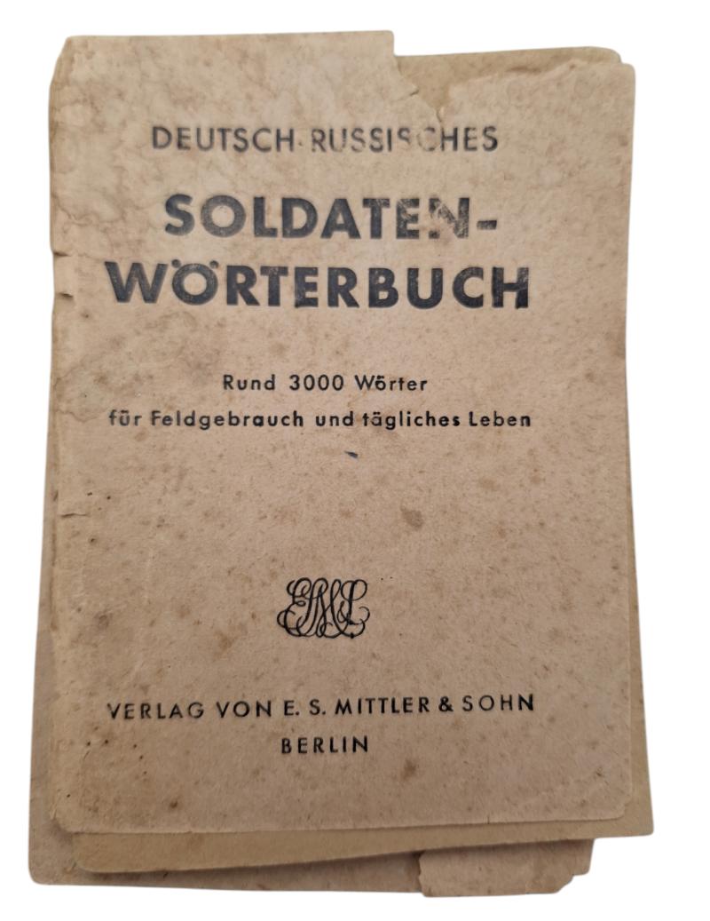 AVK Militaria German Ww2 Soldiers Dictionary German russian