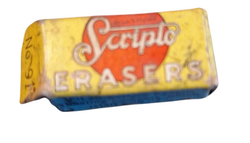 a old small package off  Scripto ERASERS No91