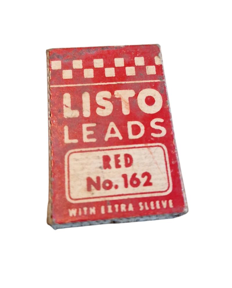 LISTO Pencil Corporation Red No. 162  6 Pack CA USA