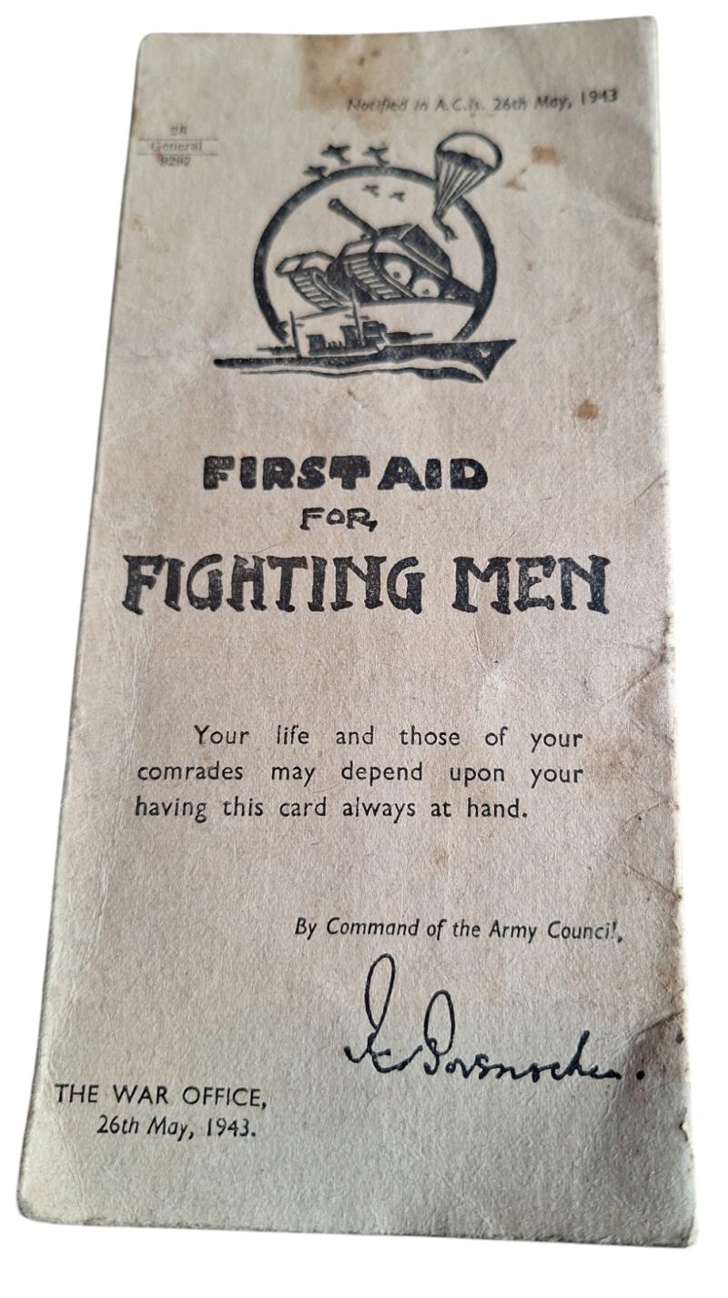 A booklet first aid for fighting men