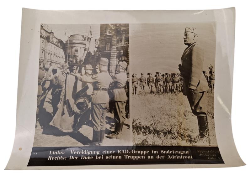 a German WW2 press photo in the size 18x24cm