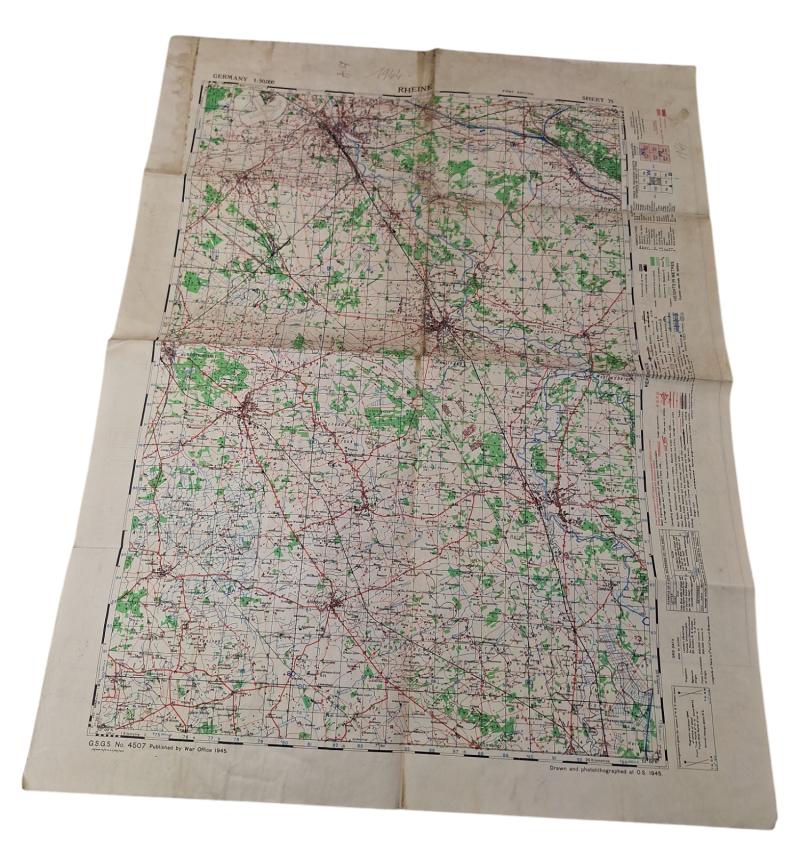 an American War Office 1945 map.from 