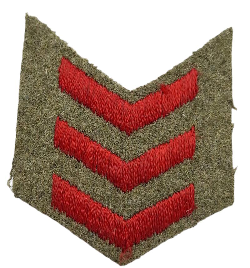 a british service chevrons 3 years