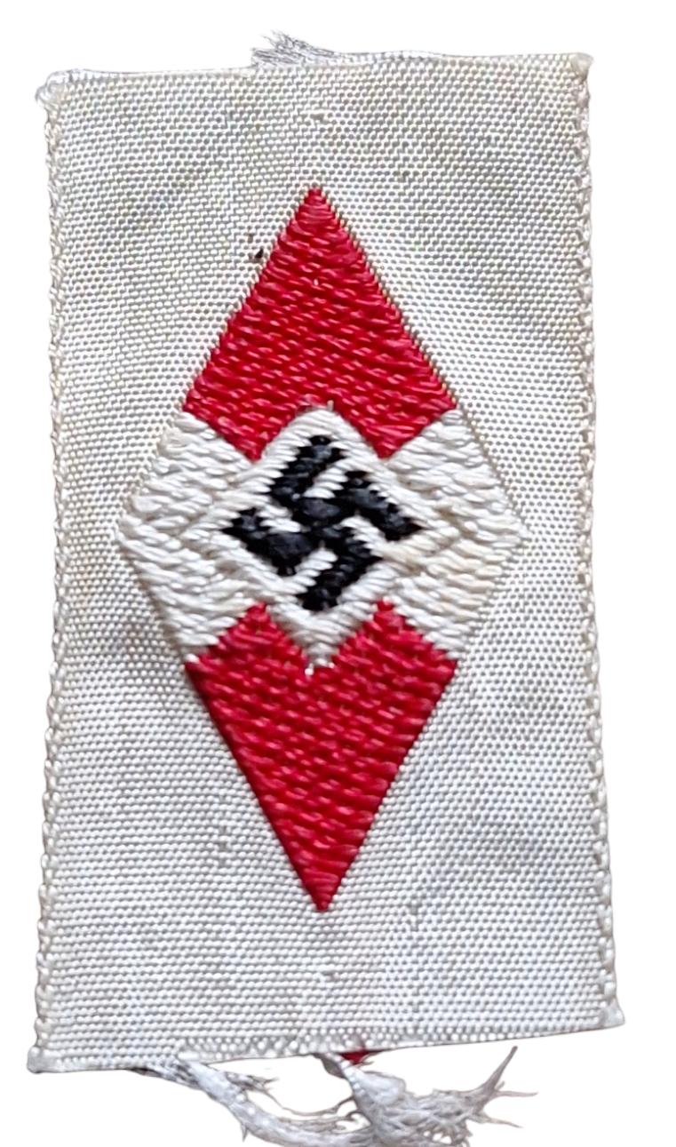 a hitler youth diamond  cap insignia