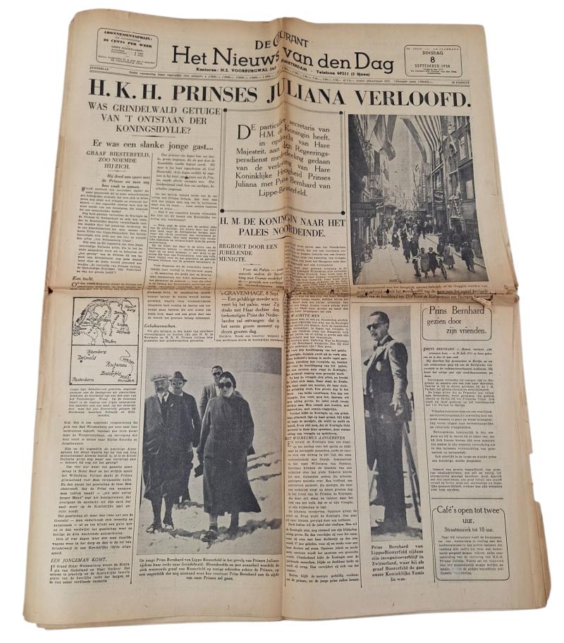 a Dutch ww2 newspaper the 