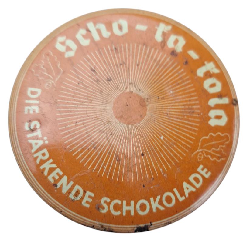 a empty packaging of a rare wehrmacht Scho-Ka-Kola