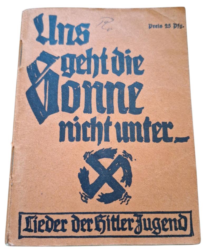 a german ww2 Hitlerjugend song magazine  ‘Lieder der Hitler Jugend’