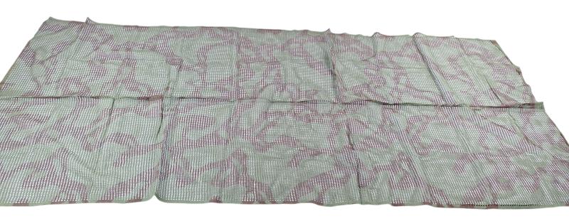 a british ww2 camo net scarf