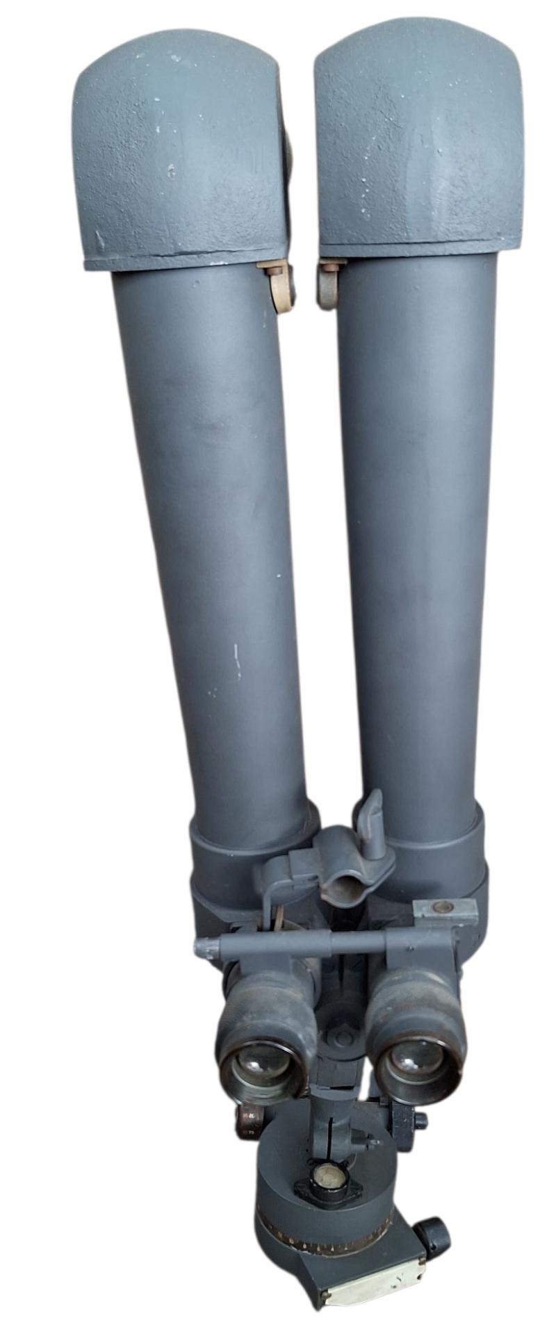 a german ww2 scissor binoculars (Scherenfernrohr) with its original tripod