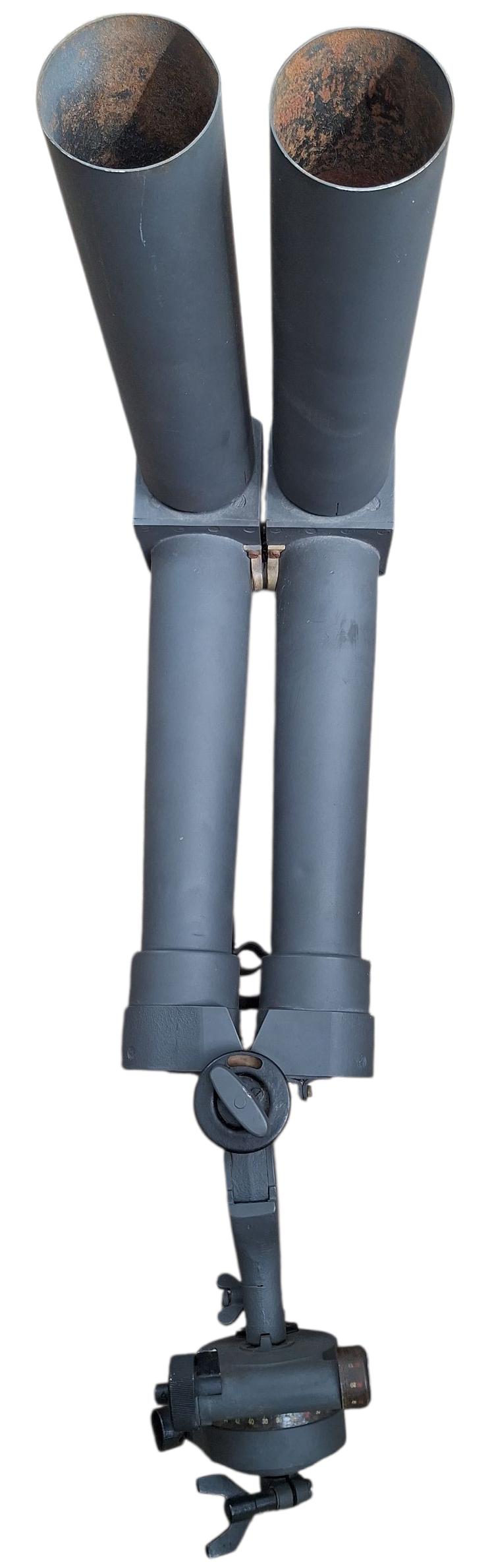 a german ww2 scissor binoculars (Scherenfernrohr) with its original tripod