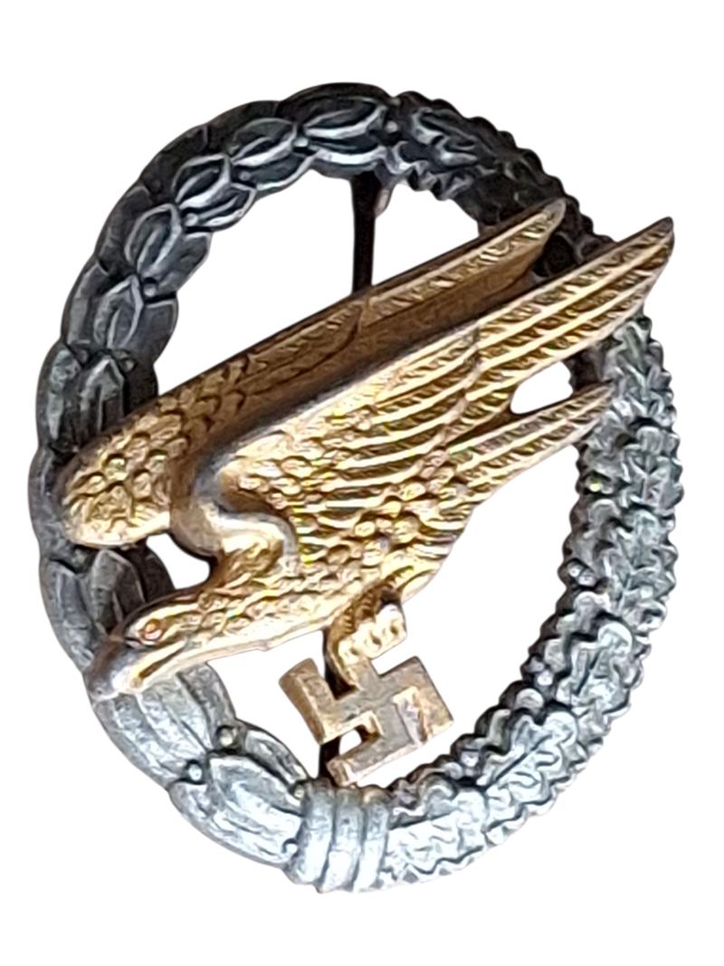 a german ww2 Fallschirmschützenabzeichen marked B&NL