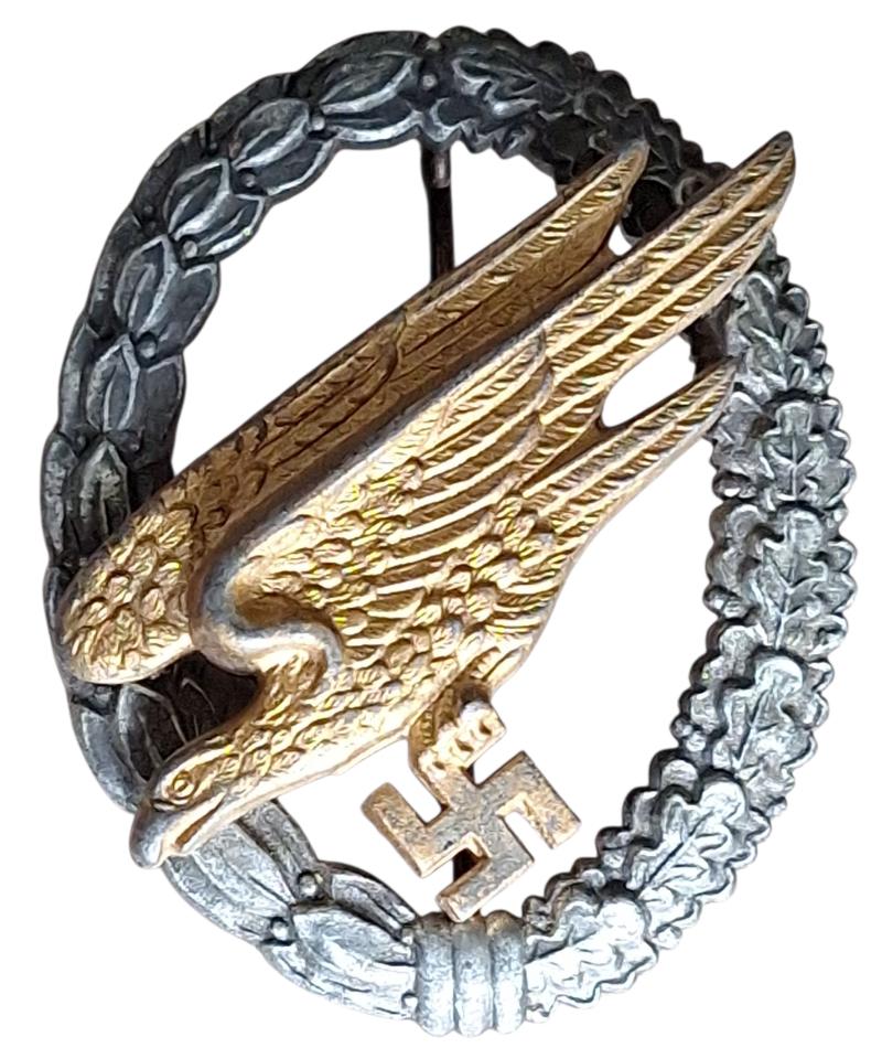 a german ww2 Fallschirmschützenabzeichen marked B&NL