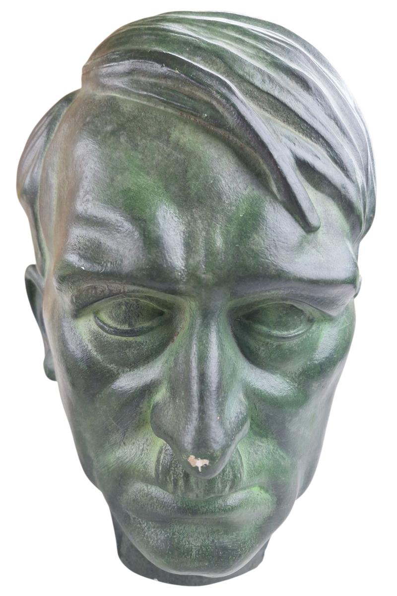 a  large adolf hitler bust