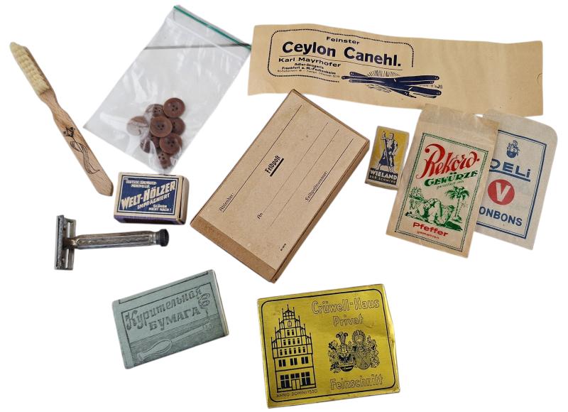 a german ww2 personal items  set