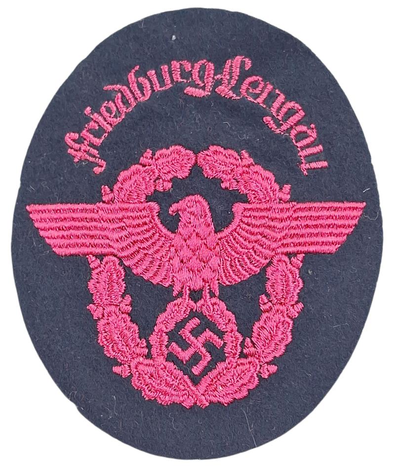 German fire brigade police patch from 