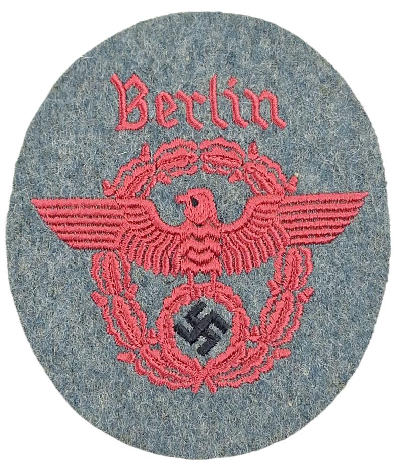a German fire brigade police patch from 