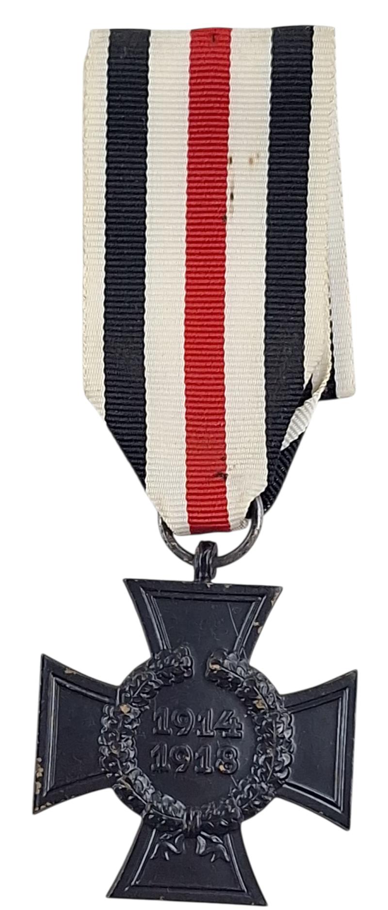 a german ww1  Hindenburg Cross in Black