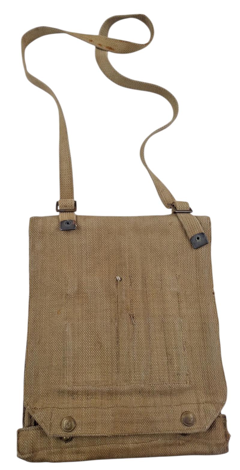 a British webbing map case