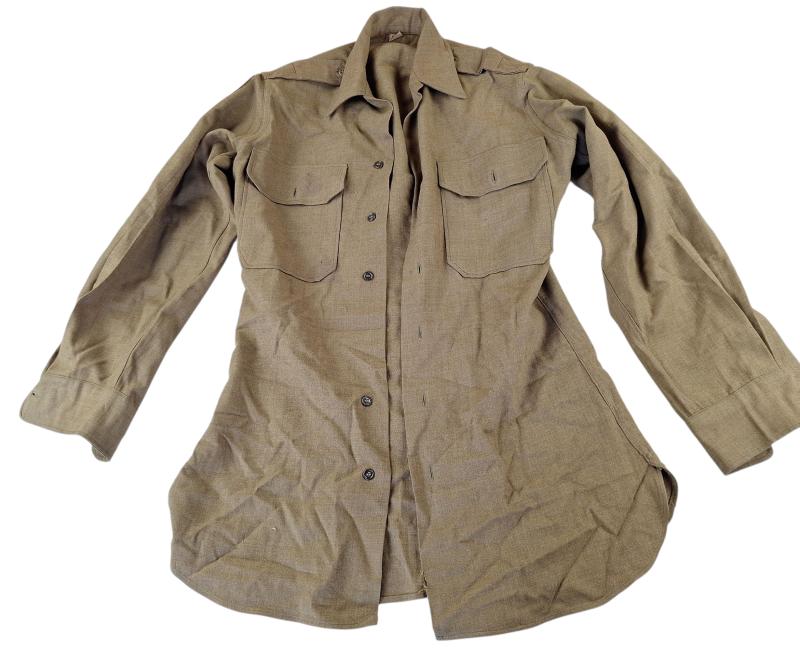 a us ww2 wool shirt with a 24th infantry division patch
