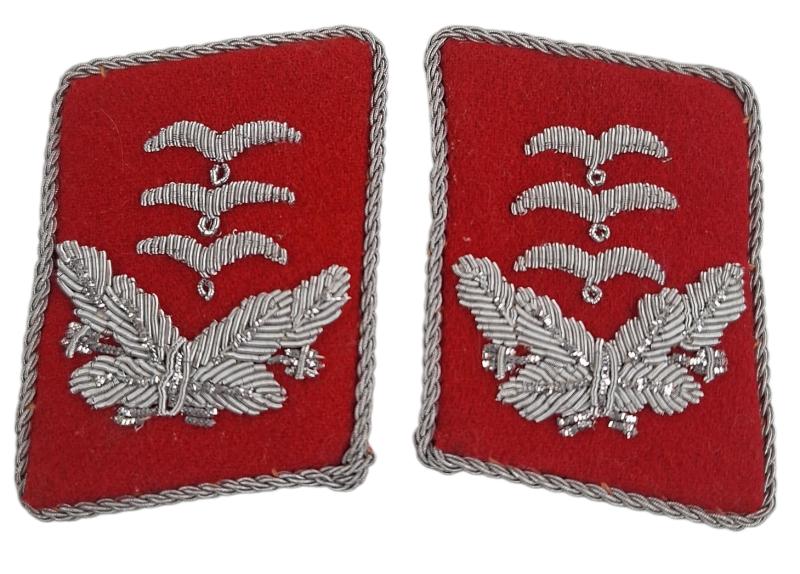 a set off  german Luftwaffe Flak Officers Collar Tabs