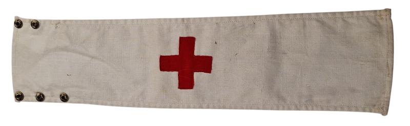 a british ww2 red cross armband