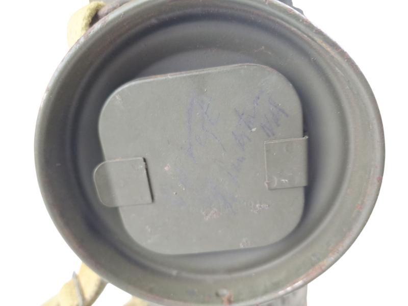 a tall m38 gasmask with original carrying strap