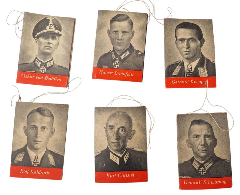 6 german  whw  ritterkreuzträger  mini-books