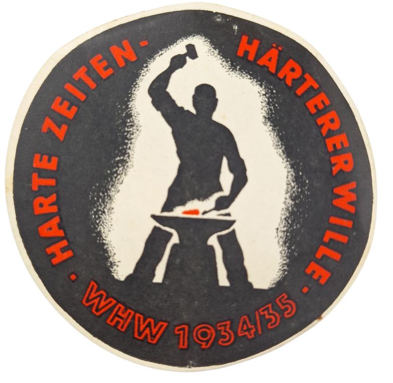 a german  ww2 1934/1935 whw can label