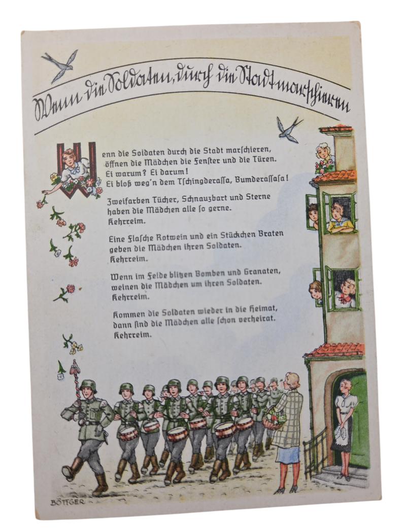 a german ww2 postcard