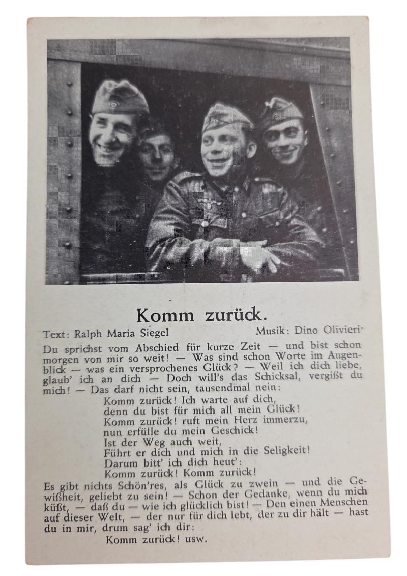 a german ww2 postcard